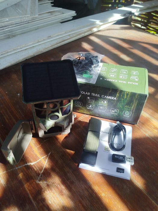 Фотоловушка Lutranstra E308WH-01 4K HD Solar з сонячною панеллю WiFi