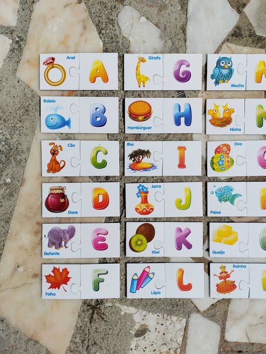 Minipuzzles para Crianças - O Alfabeto