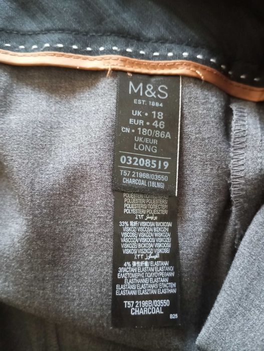 Eleganckie spodnie długie Marks&Spencer r. 46