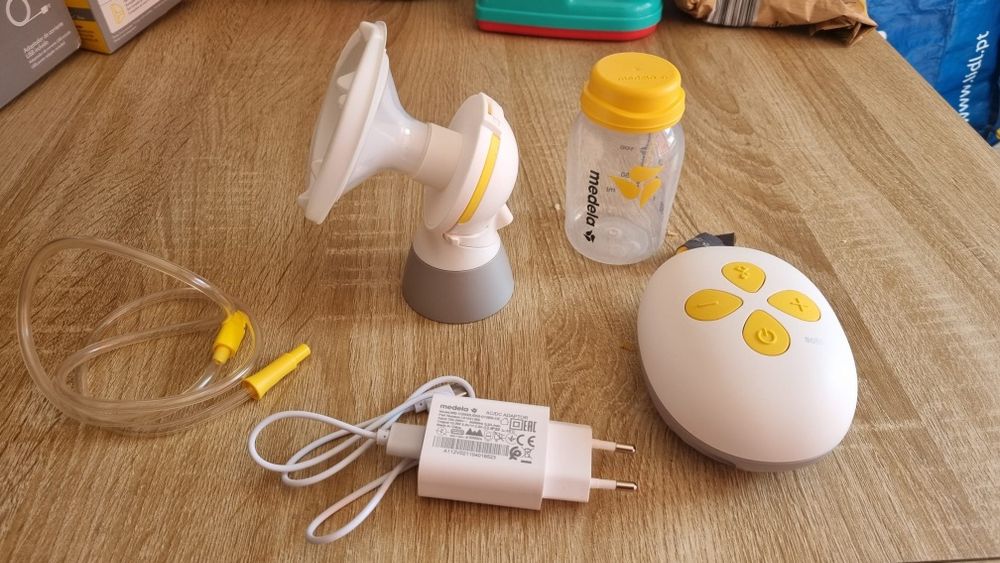 Medela Extrator de Leite Elétrico Simples Solo /  Pack Copas de Recolha Hands Free