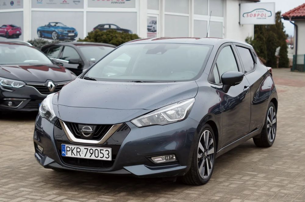 Nissan Micra 1,5 dCi 90KM Tekna, BOSE personal, skóra, podgrzewane fotele, alu 17'