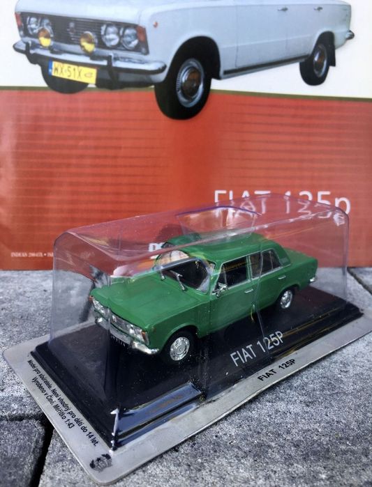 FIAT 125P-auta PRL,model,autka, kolekcja,deagostini,figurka