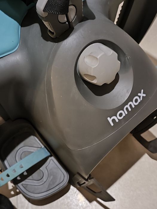 Fotelik rowerowy Hamax Chill montowany na rame Jak nowy pełen osprzęt