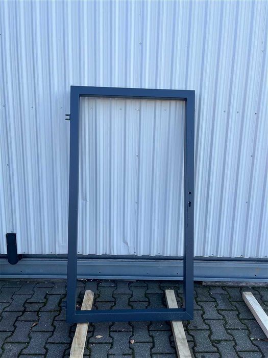 Furtka ogrodzeniowa metalowa HANBUD 900x1650 mm antracyt