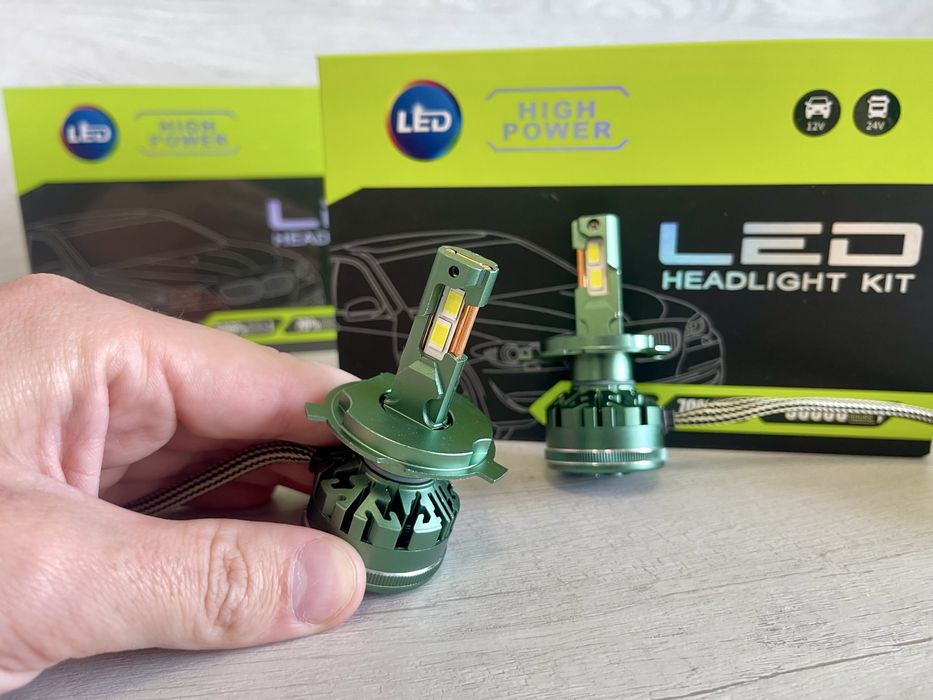 ТОП ПРОДАЖ!!! LED лампи H1 H4 H7 HB3 HB4 H1 D1S D2S D4S