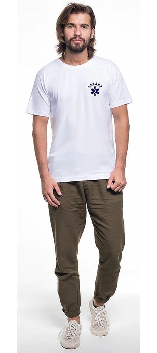 Koszulka męska LEKARZ biała (L)