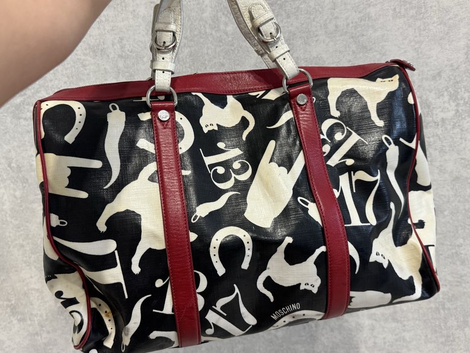 Сумка шкіряна Moschino