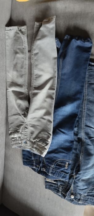 Spodnie chłopięce jeans 4 pary, 116 do 134