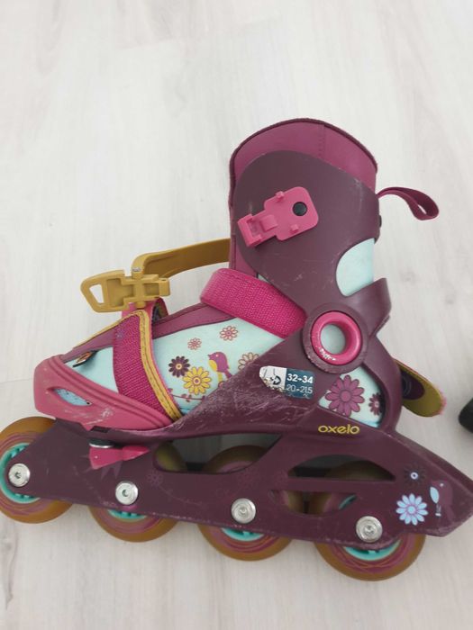 Patins em linha 32-34 usadas