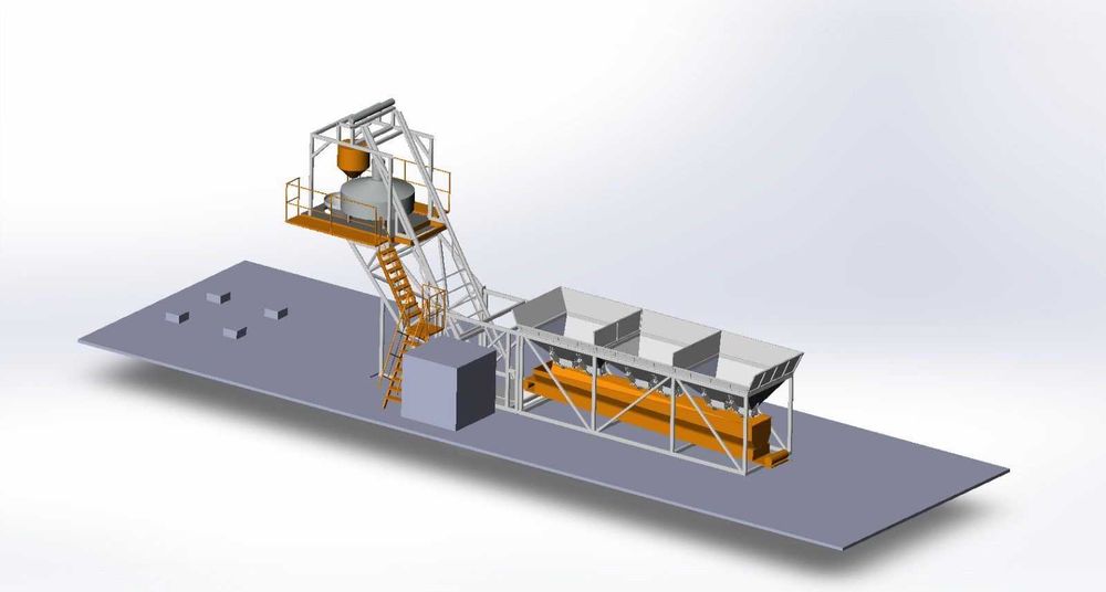 Блочно-Модульный (Мобильный) Бетонный Завод 55 м3/час от Производителя