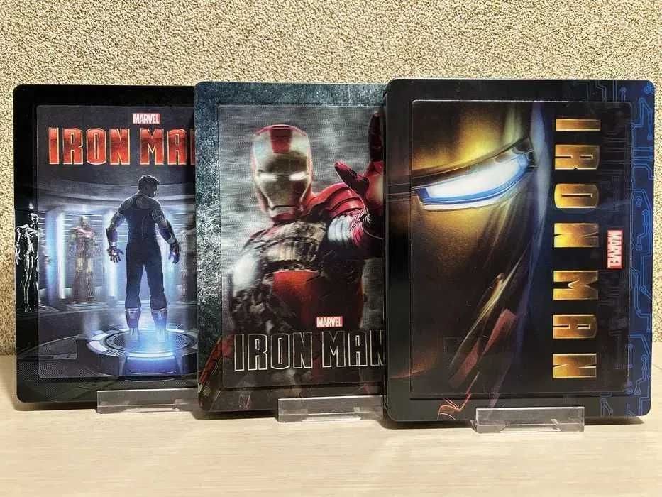 Steelbook Blu-ray Lenticular Железный человек 1-3 / Люди Икс: / Логан.