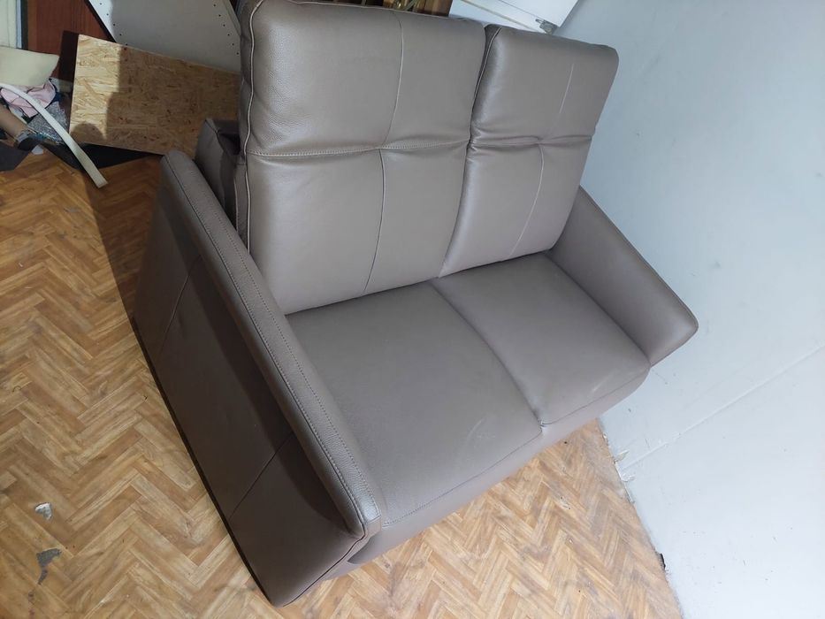 Sofa ze skóry naturalnej