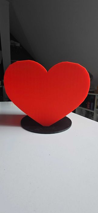 Doniczka w kształcie serca idealna na walentynki- druk 3d