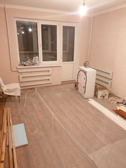 Продам 1к Коммунар Красный Камень начат ремонт