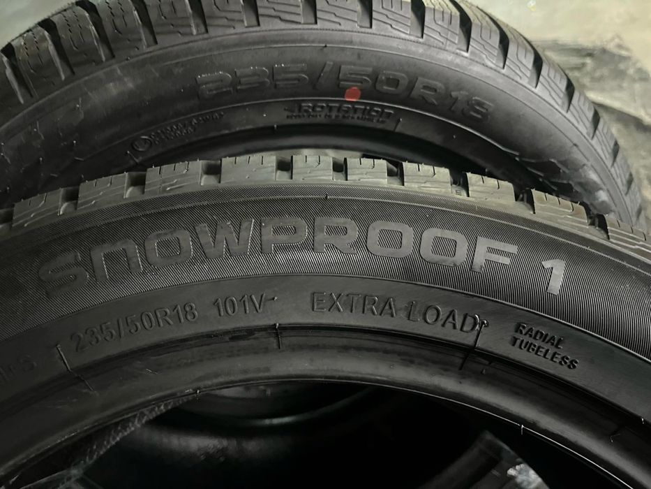 235/50/18 R18 Nokian Snow Prof 1 4шт нові зима