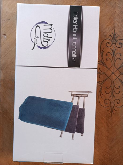 Wieszak łazienkowy metalowy potrojny