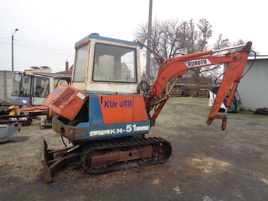 Koparka Mini KUBOTA KH-51 podwozie  pług lemiesz gąsienice  części