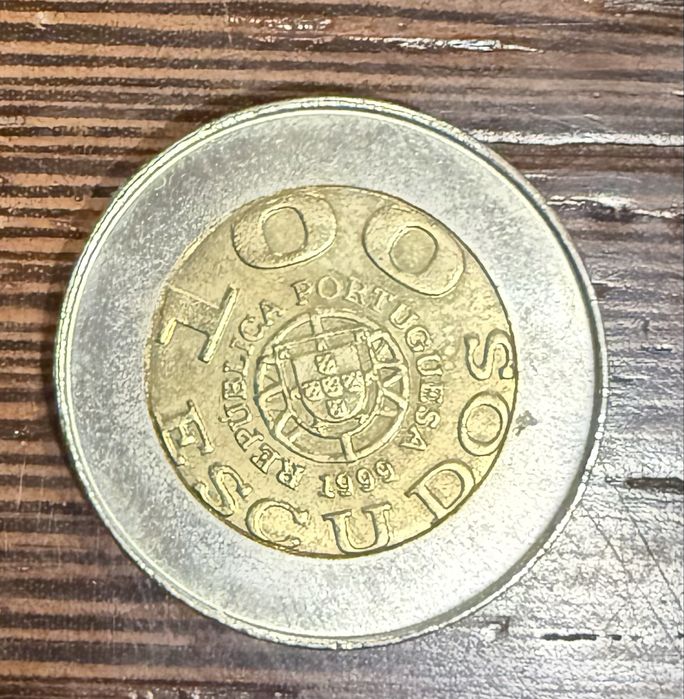 Moeda de 100 escudos portuguesa de 1999 UNICEF