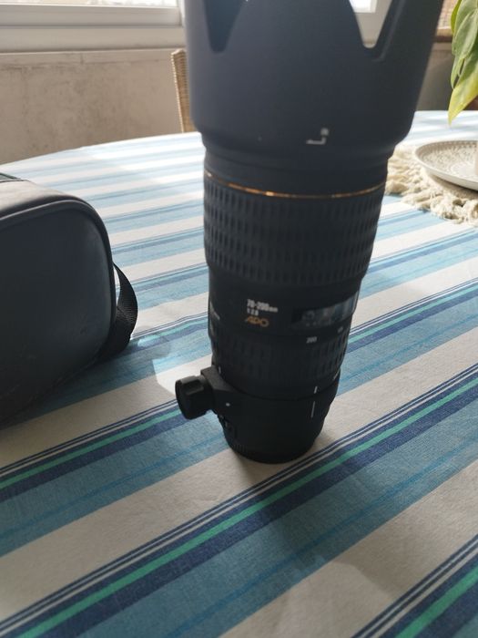 Objetiva sigma com mala 70/200