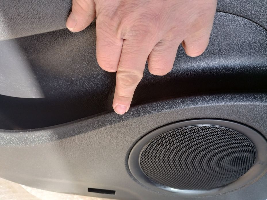 Обшивка дверей, шкіряна карта задніх лівих дверей scenic 3