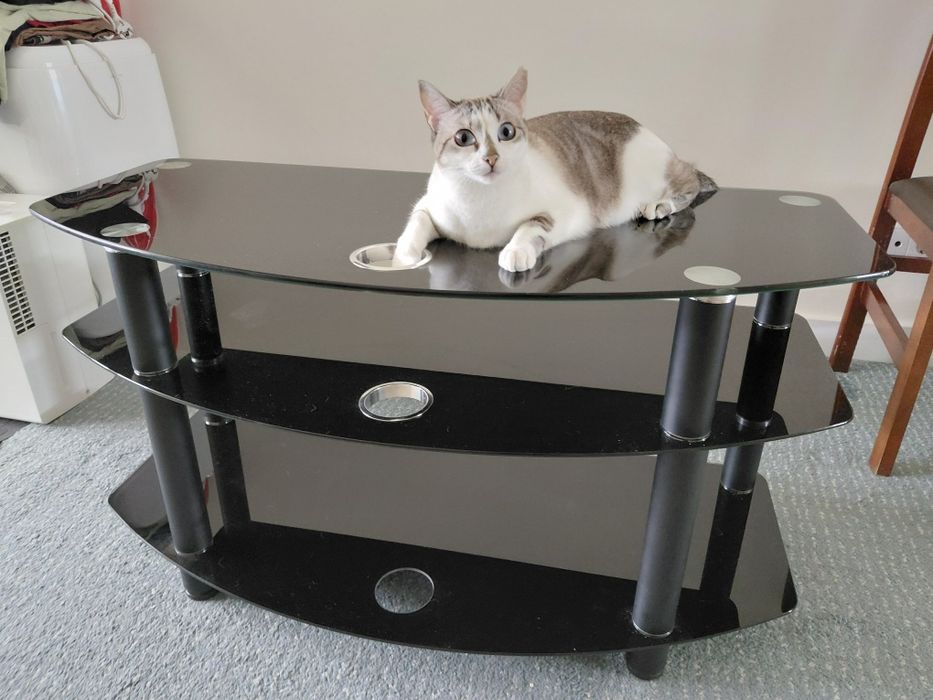 Mesa de TV em Vidro