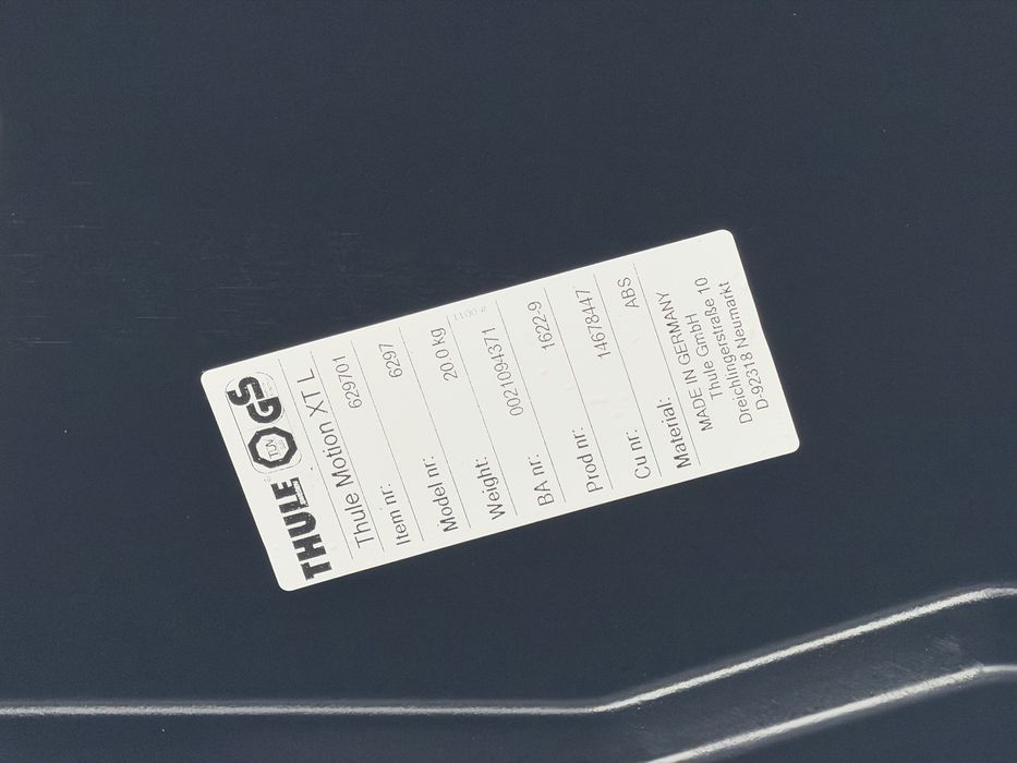 Бокс Thule Motion XT L Black 629701