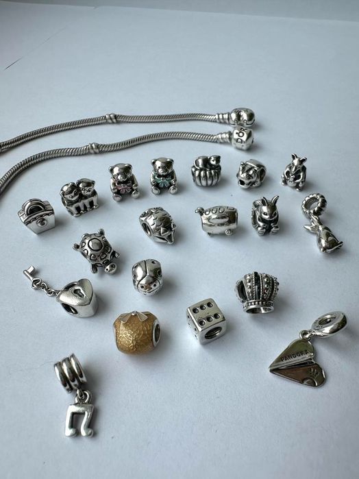 Pandora оригінал, браслет шарми Pandora,  пандора, срібло 925,прикраси