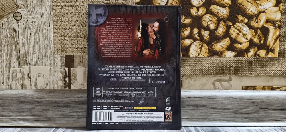 DVDBook Drakula Bram Stoker's Francis Ford Coppola 1992