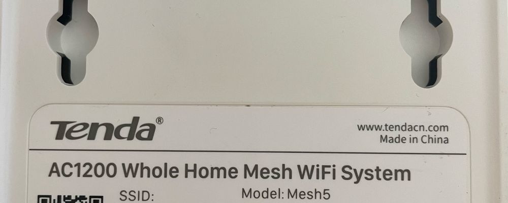 Router -tenda nova ac1200 mesh 5