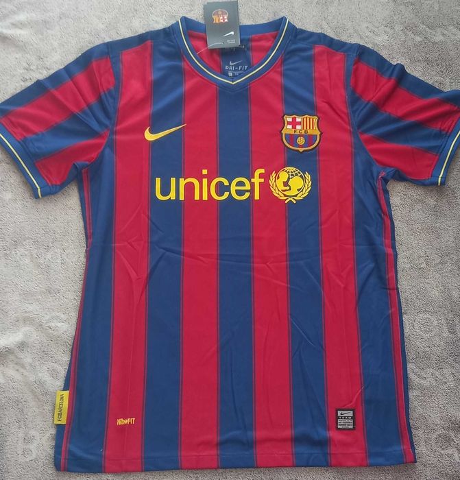 Nowa koszulka FC Barcelona, model retro, 2009/10 #9 Zlatan Ibrahimović