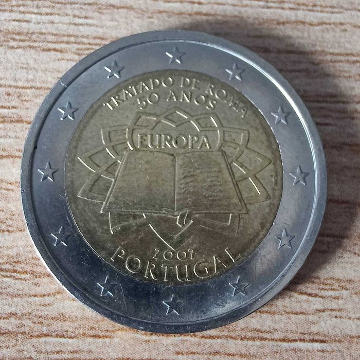 Lote de 3 Moedas  de 2€ Comemorativas de Portugal. Raras em bom estado