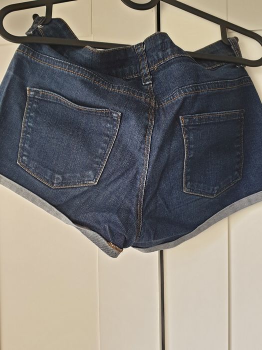 Spodenki   jeansowe denimowe ZARA dżins