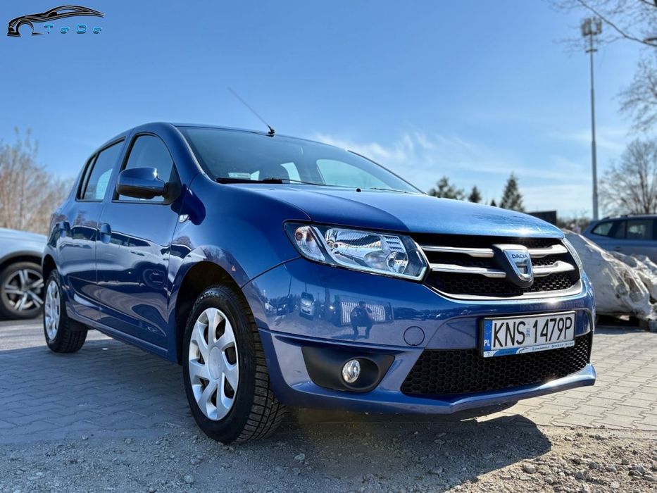 Dacia Sandero 1.2 Benzyna GAZ Salon POLSKA Serwis ASO Bogata Wersja Ważne Opłaty
