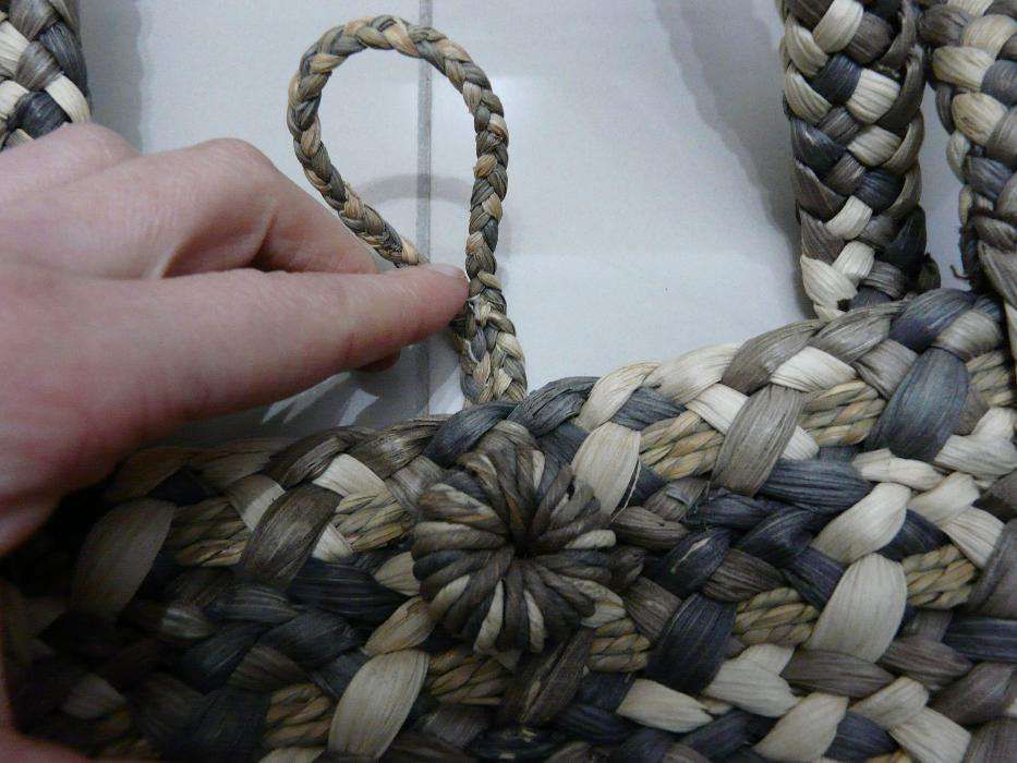 Torba - pleciony koszyk boho