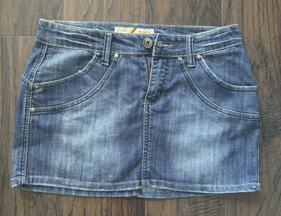 Spidnica mini jeans rozmiar M stan bardzo dobry