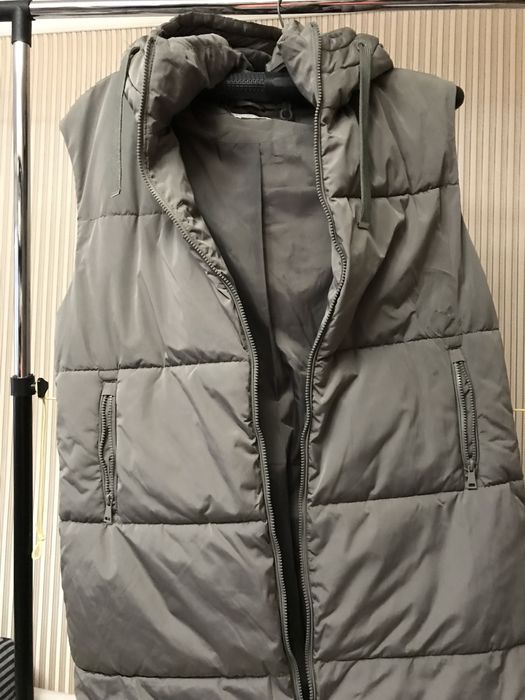 Жилет теплый удлиненный большой размер