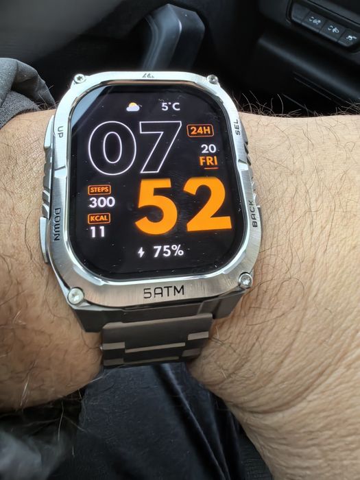 Smartwatch Kospet M4C NOVO + Extras

- Caixa em