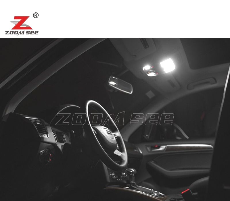 KIT COMPLETO DE 24 LÂMPADAS LED INTERIOR AUDI Q7 4L S LINE 2005 -2014