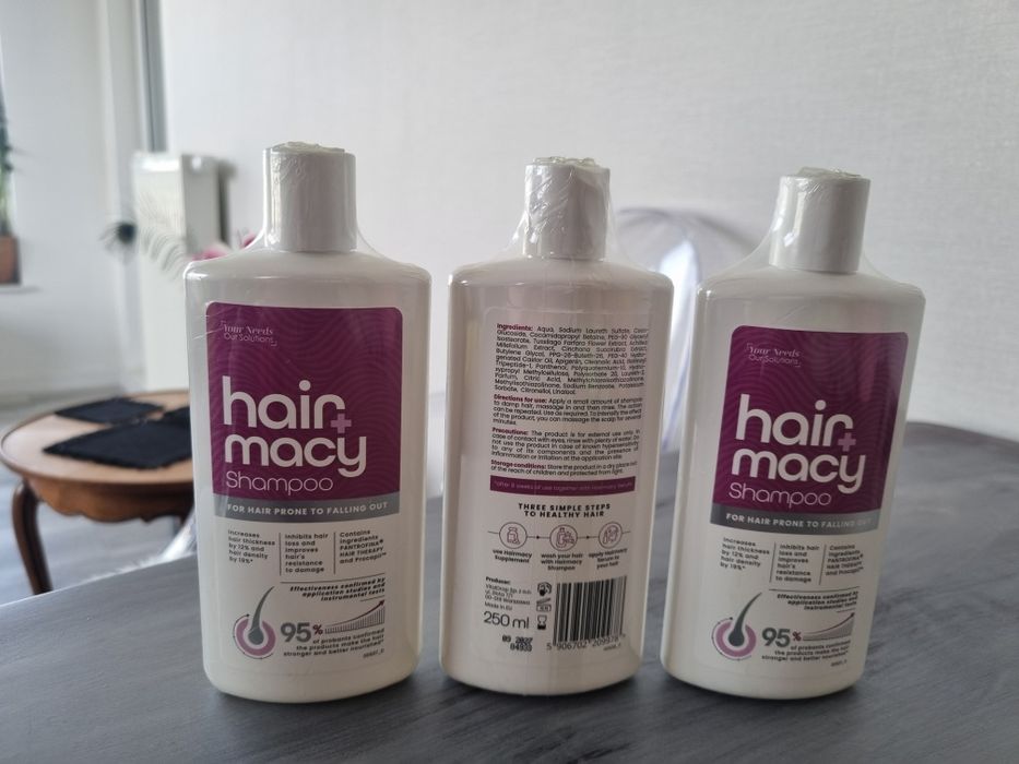 Szampon hair+macy nowy cena za sztuke
