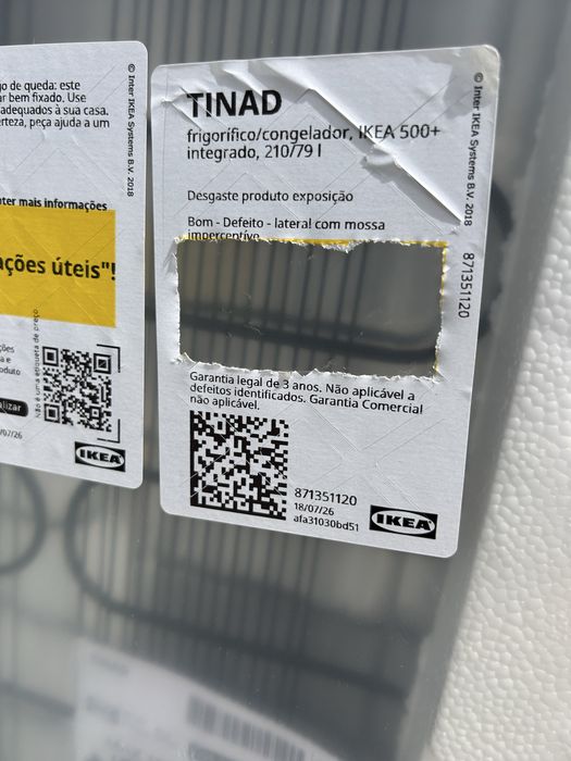 Frigorifico e congelador Encastrar
