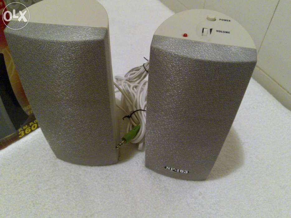 colunas (multimedia speakers) para pc (como novas em caixa)