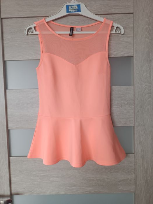 Bluzka z baskinką S H&M