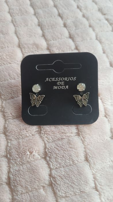 Conjunto brincos bronze