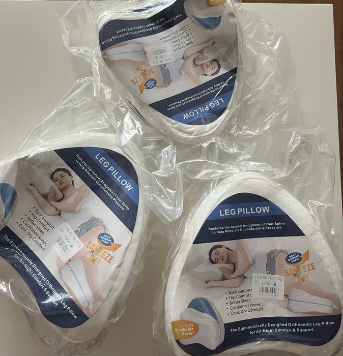 Zestaw 3x nowa poduszka ortopedyczna między kolana pianka memory Leg Pillow