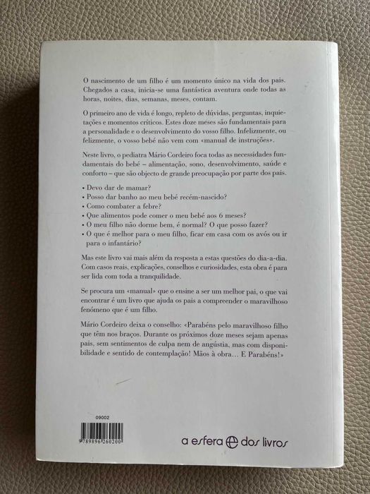 Livro "O Grande Livro da Gravidez" Mário Cordeiro