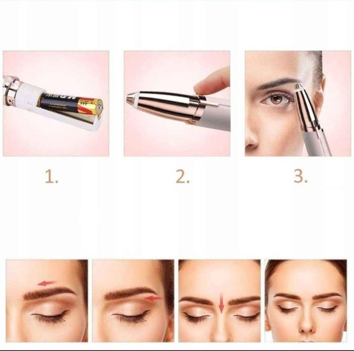 Depilator do brwi twarzy golarka trymer dla kobiet!