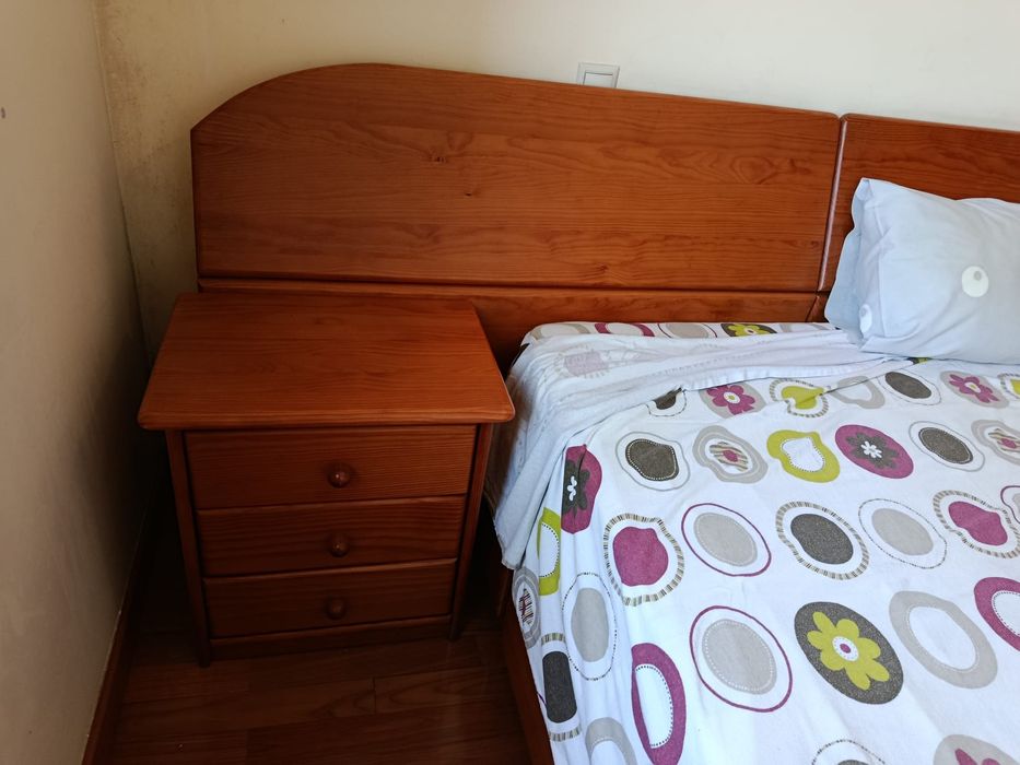 Quarto de Casal Completo c/ Arrumação + Colchão | Mudança de País