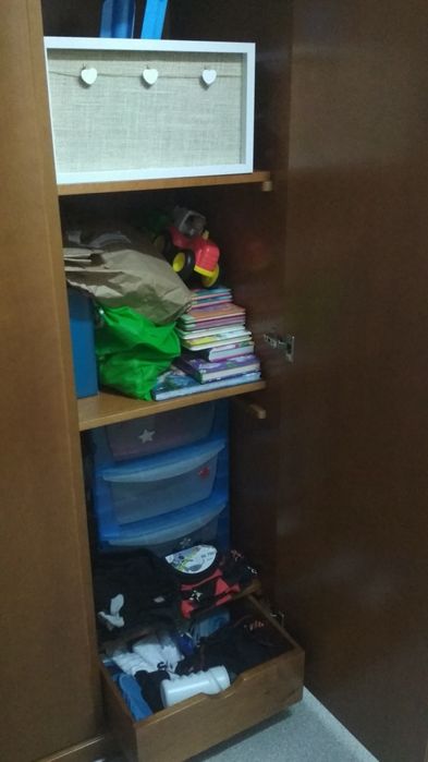 Armário de quarto de 3 portas