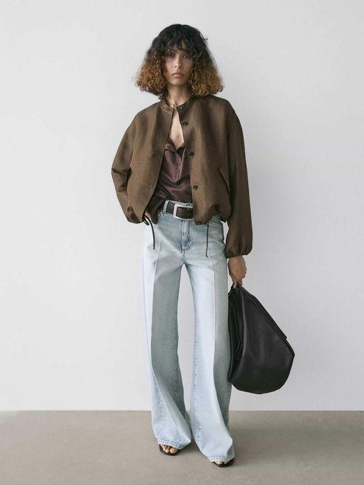 Куртка шовкова Massimo Dutti