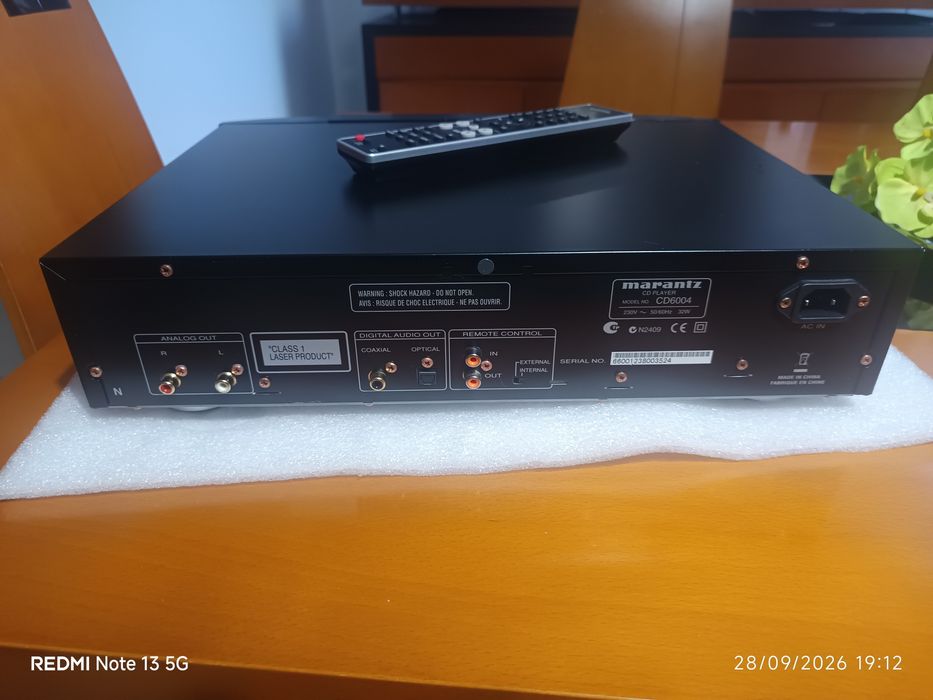 Leitor de cd Marantz CD 6004